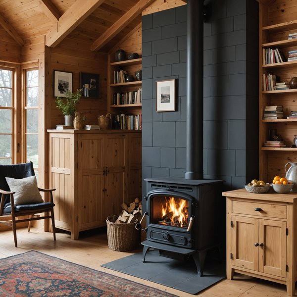 Quel parement mettre derrière poêle à bois : guide pratique et esthéthique